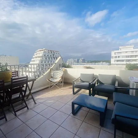 Avec Terrasse, Panoramique - 5 Pers. - Fr-1-874-72 Apartment La Grande-Motte
